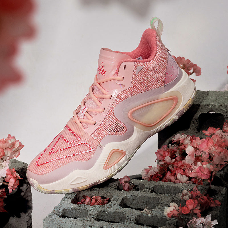 Peak All-round High Actual Basketball Shoes - Pink