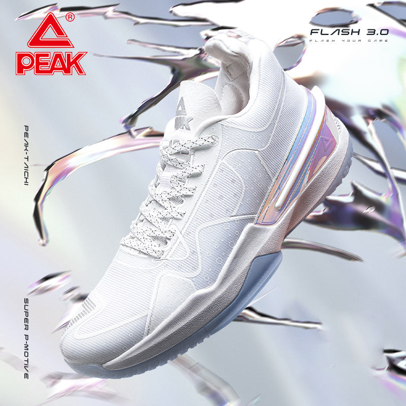 PEAK TAICHI FLASH 3.0 Men Pro Non-slip Wearable Sneakers Lightweight Mesh Breathable Basketball Shoes for Men Practical series E13907A