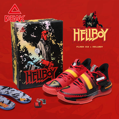 PEAK X HELLBOY  Basketball Shoes FLASH 2.0 LIMITED Edition