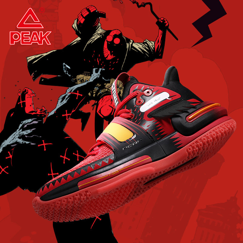 Peak x Hellboy Basketball Shoes Flash 2.0 Limited Edition, Hellboy / US 9