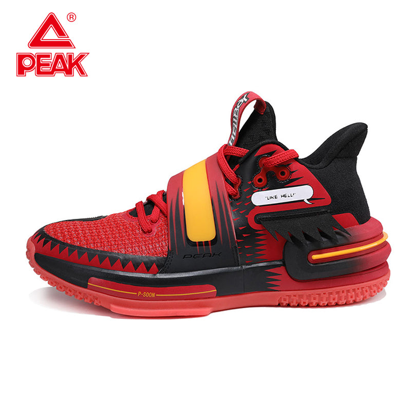 PEAK HELLBOY FLASH 2.0 LIMITED Edition TAICHI Men Pro Non-slip Wearable Sneakers Lightweight Mesh Breathable Basketball Shoes Sport Running Shoes for Men Omnipotent series E04893A